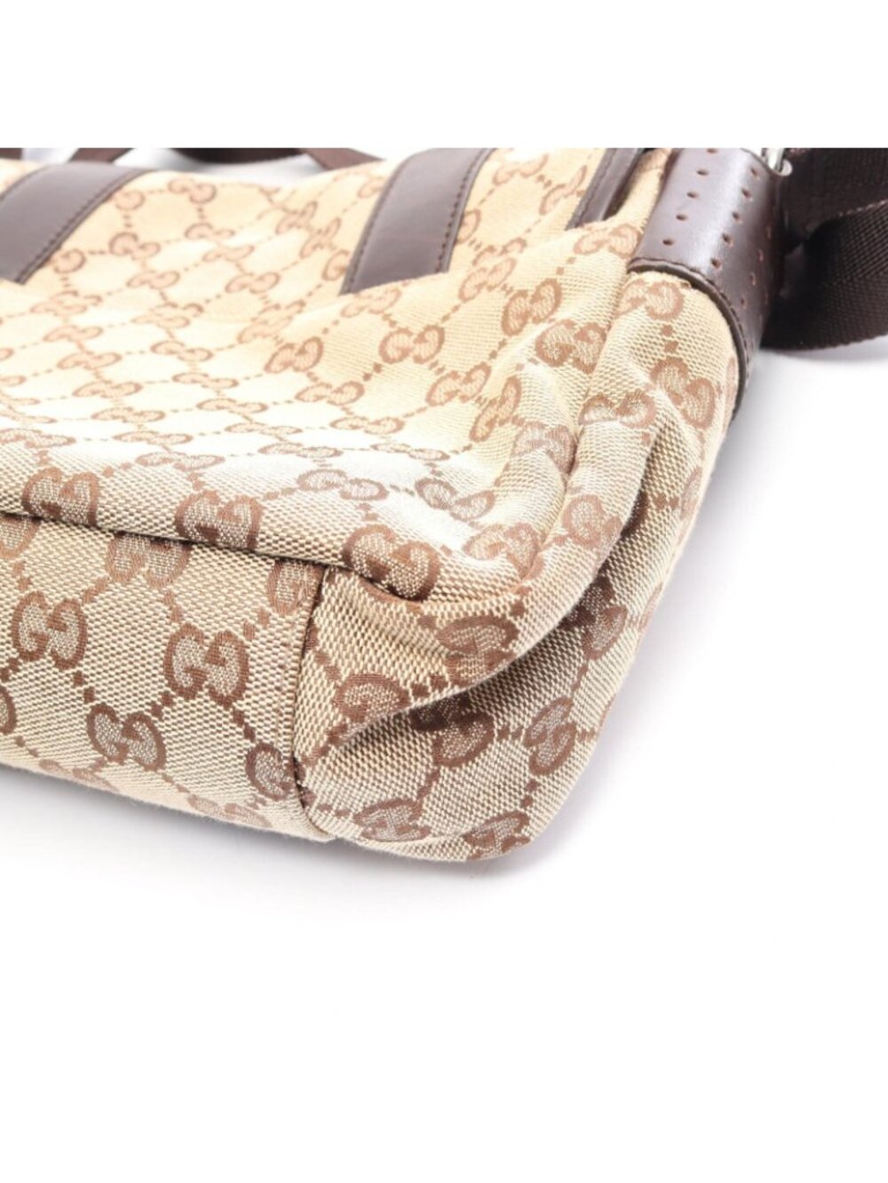 Gucci Shoulder Bag GG Canvas Beige Brown - Picture 12 of 13
